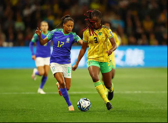 Brasil e Jamaica se enfrentaram pela última rodada da fase de grupos Foto: Hannah Mckay/REUTERS