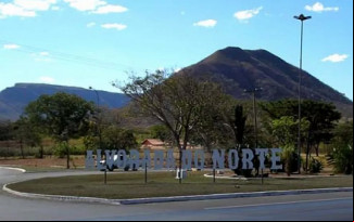 Entrada da cidade de Alvorada do Norte Goiás — Foto: Reprodução/Prefeitura de Alvorada do Norte