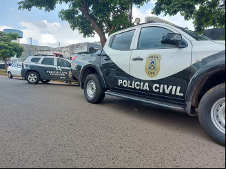 Operação Átria realizada pela Polícia Civil em Goiás. Foto: Polícia Civil